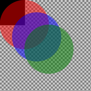 SVG (3 круга и прямоугольник)